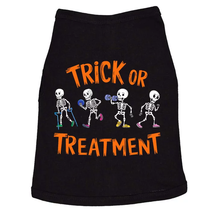 Trick Or Treatment Pt Physical Therapy Therapist Halloween Doggie Tank