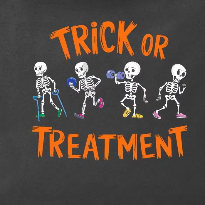 Trick Or Treatment Pt Physical Therapy Therapist Halloween Zip Tote Bag