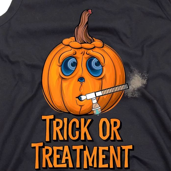 Trick Or Treatment Funny Halloween Respiratory Therapist Tank Top