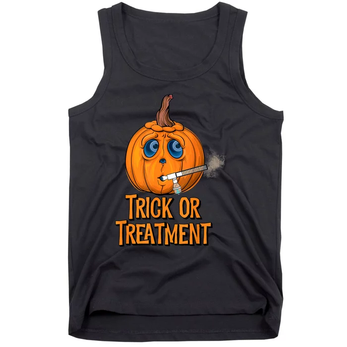 Trick Or Treatment Funny Halloween Respiratory Therapist Tank Top