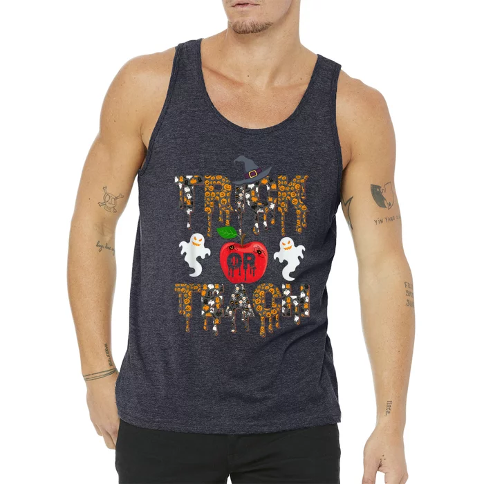 Trick Or Teach Funny Teacher Halloween Costume  Wo Tank Top