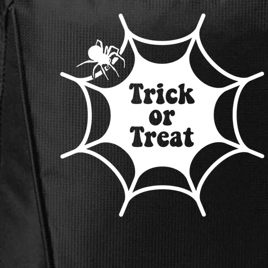 Trick Or Treat Spider Web Halloween City Backpack