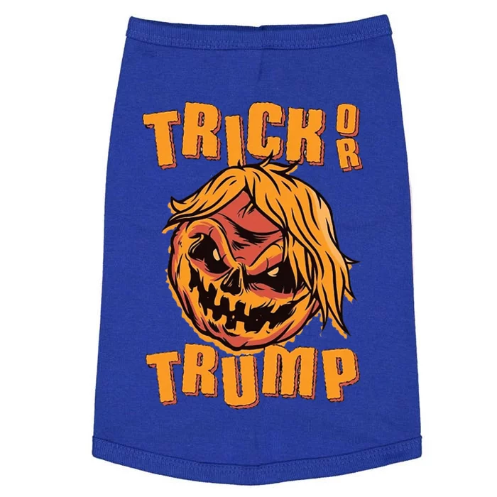 Trick Or Trump Halloween Doggie Tank