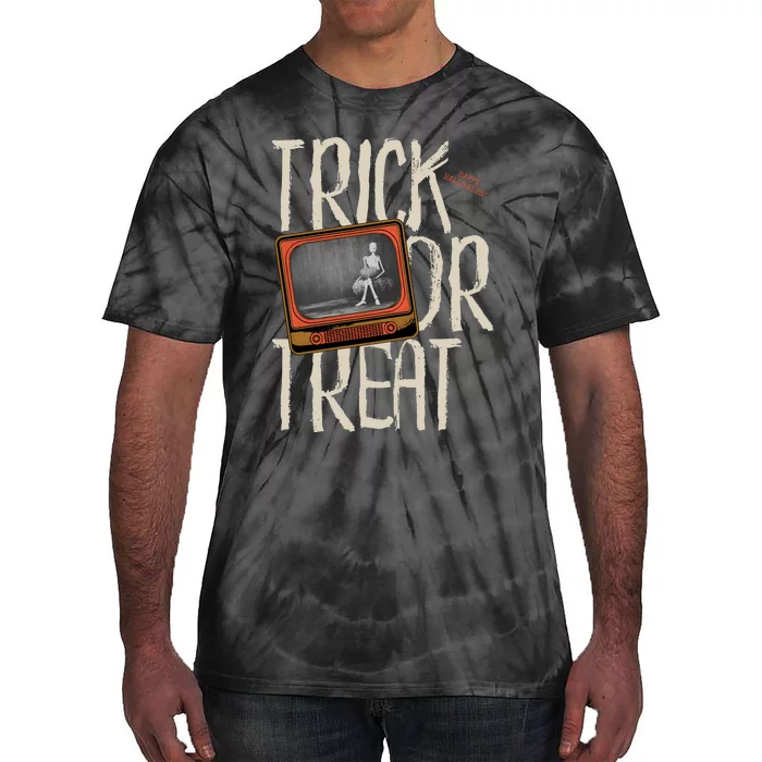 Trick Or Treat Funny Happy Halloween Tie-Dye T-Shirt