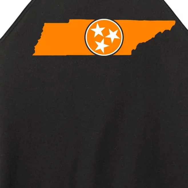 Tennessee Orange Tristar Flag State Women’s Perfect Tri Rocker Tank