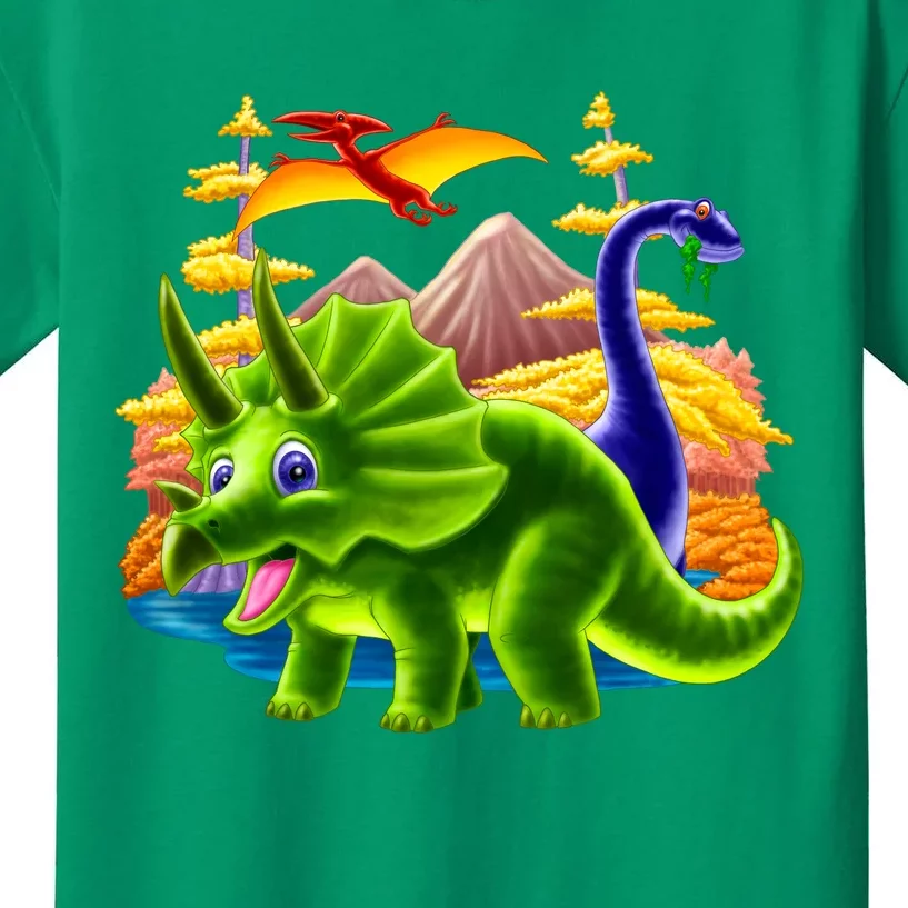 Triceratops & Others Kids T-Shirt