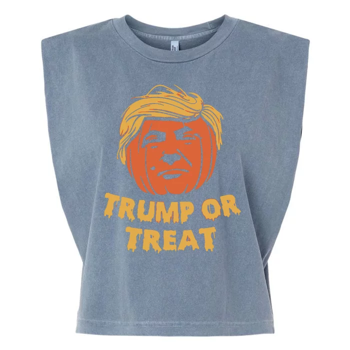 Trump Or Treat Garment-Dyed Women's Muscle Tee