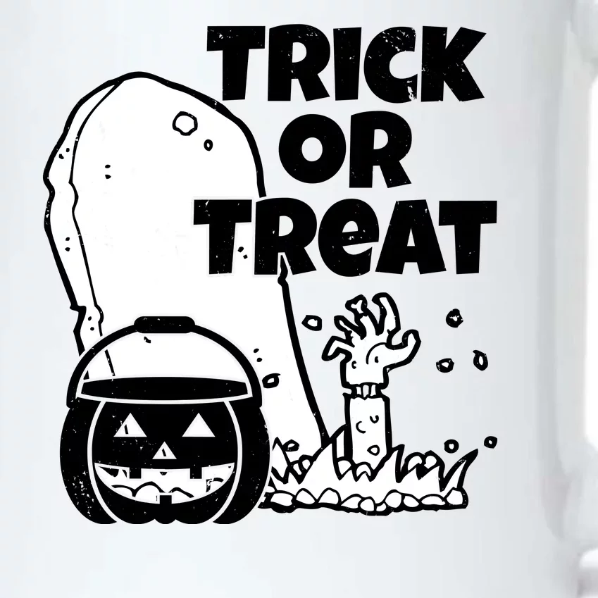 Trick Or Treat Halloween Spooky Graveyard Black Color Changing Mug