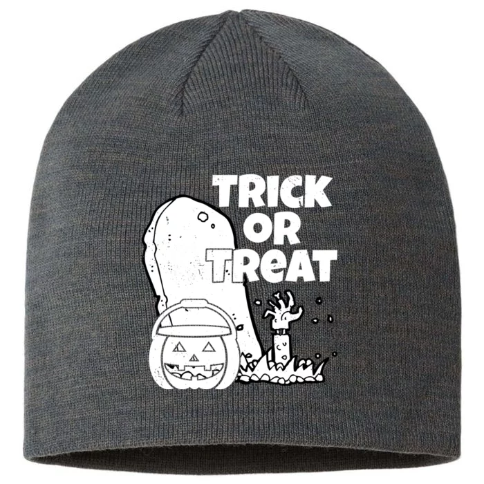 Trick Or Treat Halloween Spooky Graveyard 8 1/2in Sustainable Knit Beanie