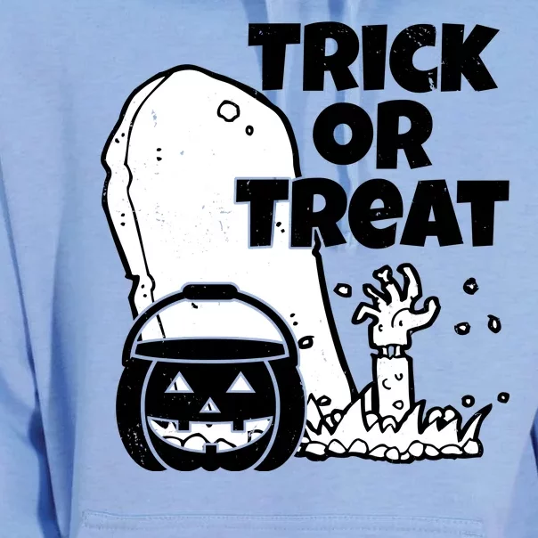 Trick Or Treat Halloween Spooky Graveyard Unisex Surf Hoodie