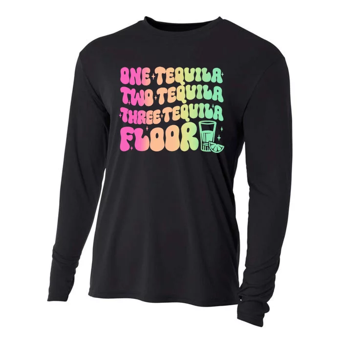 Tequila One Tequila Two Tequila Three Tequila Floor Cooling Performance Long Sleeve Crew