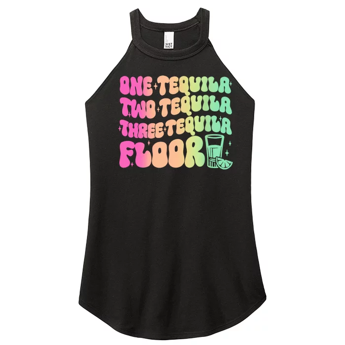 Tequila One Tequila Two Tequila Three Tequila Floor Women’s Perfect Tri Rocker Tank