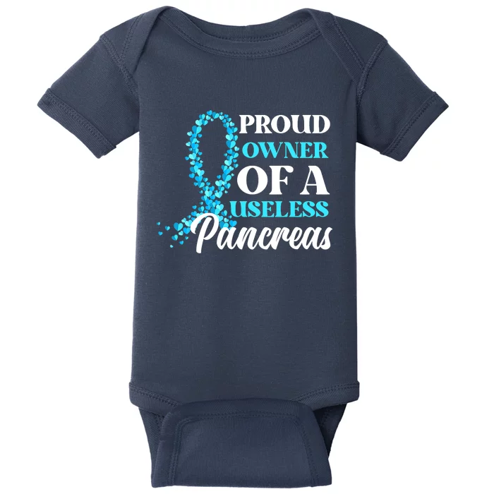 T1D Owner Type 1 Diabetes Awareness Gift Baby Bodysuit