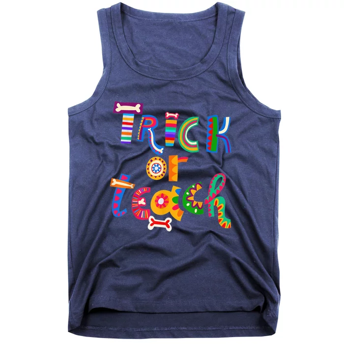 Trick Or Teach Funny Teacher Halloween Costume Wo Tank Top