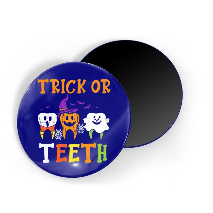 Trick Or Teeth Dental Halloween Treat Dentist Gift Magnet