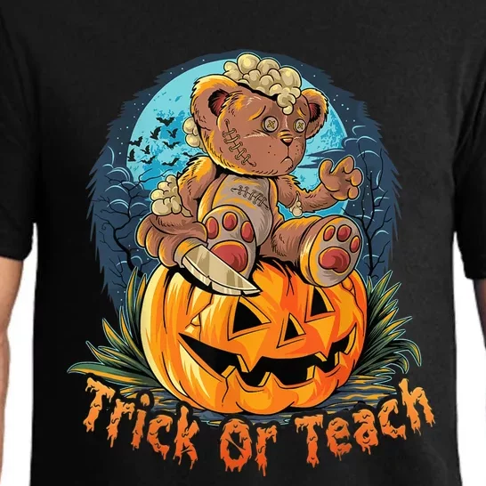 Trick or Teach Funny Halloween for Teachers Pajama Set