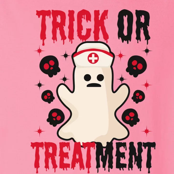 Trick Or Treatt Design Halloween Nurse Great Gift Toddler Long Sleeve Shirt