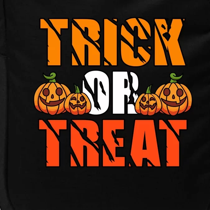 Trick Or Treat Halloween Festive Pumpkin Impact Tech Backpack