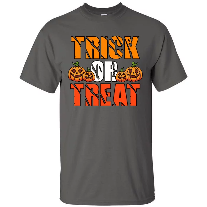 Trick Or Treat Halloween Festive Pumpkin Tall T-Shirt