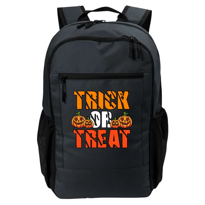 Trick Or Treat Halloween Festive Pumpkin Daily Commute Backpack