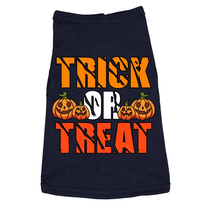 Trick Or Treat Halloween Festive Pumpkin Doggie Tank