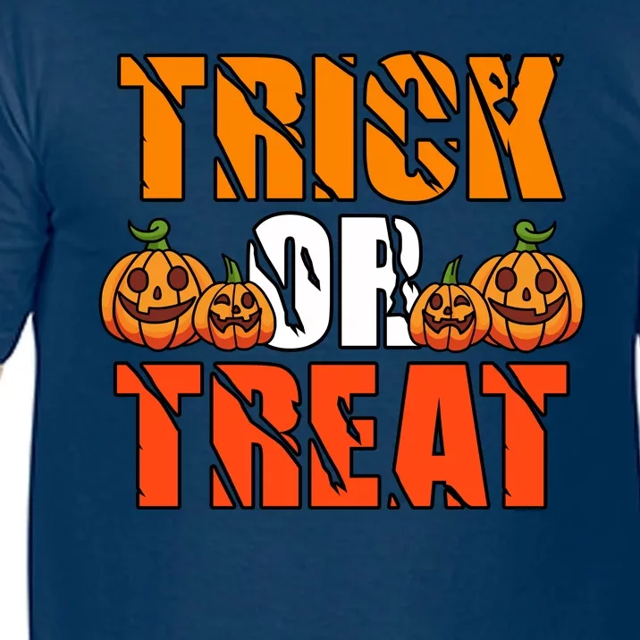 Trick Or Treat Halloween Festive Pumpkin Comfort Colors T-Shirt