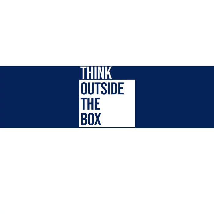 Think Outside The Box Bumper Sticker