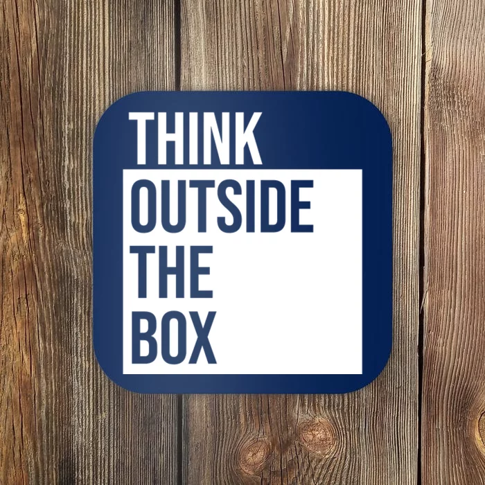 Think Outside The Box Coaster