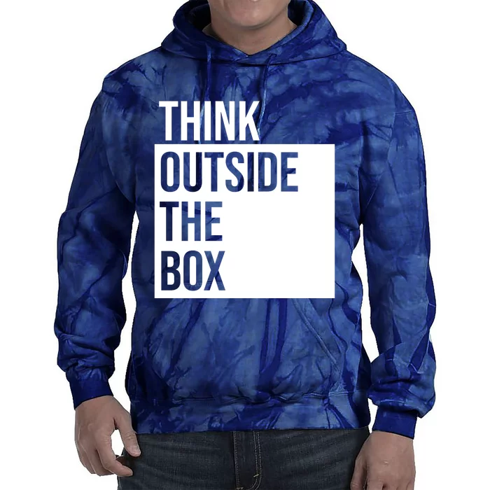 Think Outside The Box Tie Dye Hoodie