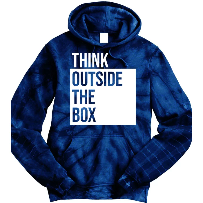 Think Outside The Box Tie Dye Hoodie