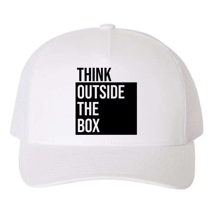 Think Outside The Box Yupoong Adult 5-Panel Trucker Hat