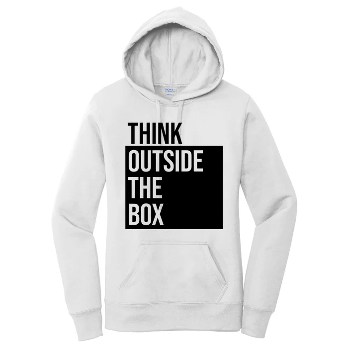 Think Outside The Box Women's Pullover Hoodie