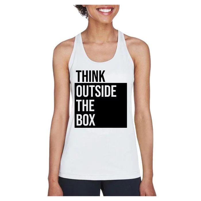 Think Outside The Box Women's Racerback Tank