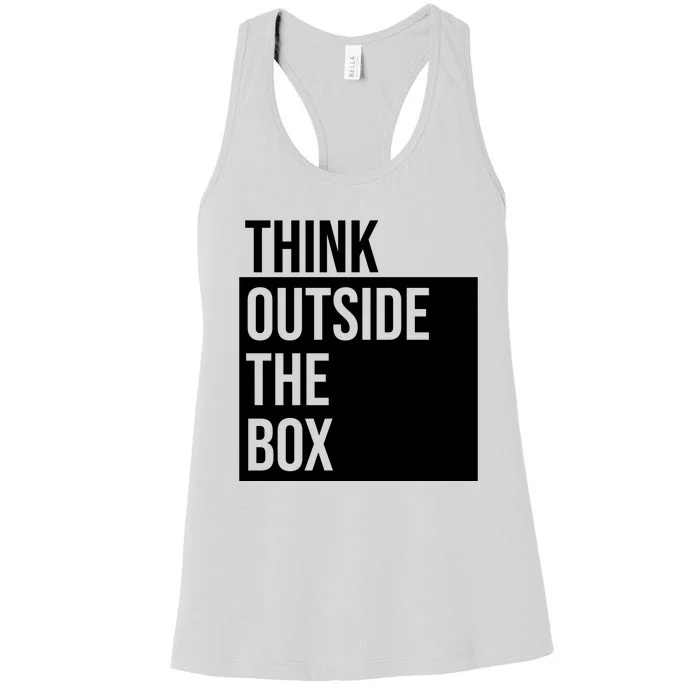 Think Outside The Box Women's Racerback Tank