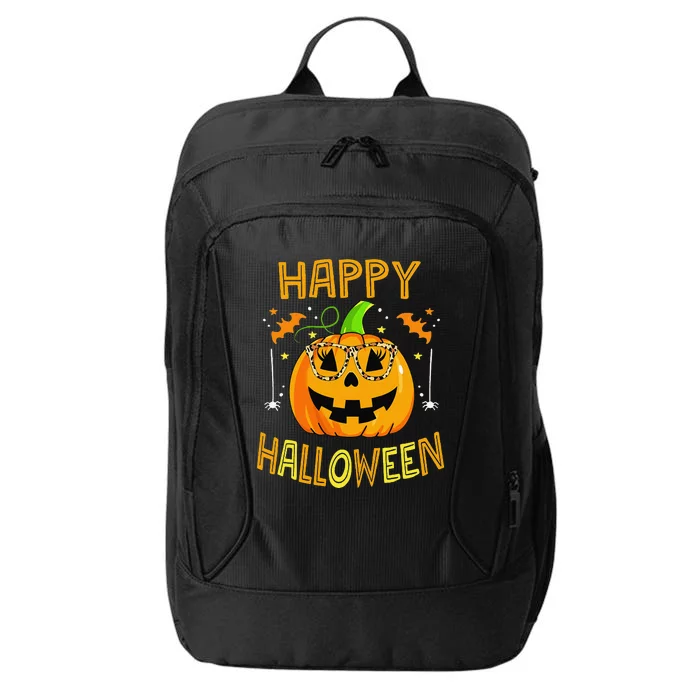 Trick Or Treat Halloween Pumpkin Happy Halloween 2022 City Backpack