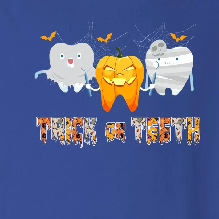 Trick Or Teeth Funny Dental Hygienist Dentist Rdh Halloween Meaningful Gift Toddler Long Sleeve Shirt