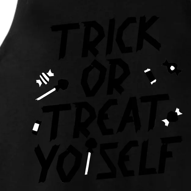 TRICK OR TREAT YO' SELF Ladies Tri-Blend Wicking Tank