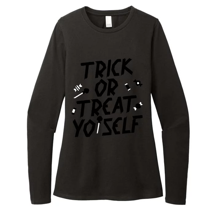 TRICK OR TREAT YO' SELF Womens CVC Long Sleeve Shirt