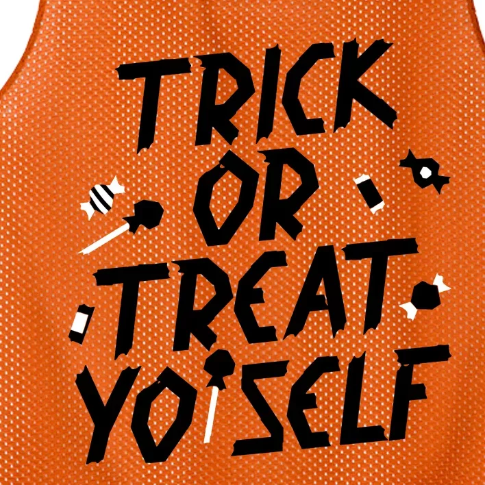 TRICK OR TREAT YO' SELF Mesh Reversible Basketball Jersey Tank