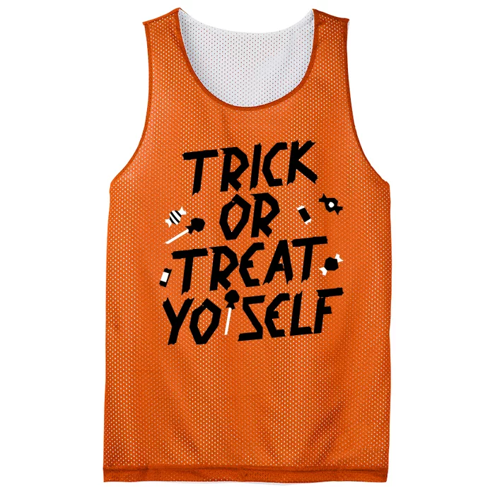 TRICK OR TREAT YO' SELF Mesh Reversible Basketball Jersey Tank