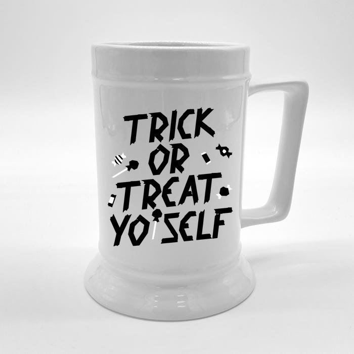 TRICK OR TREAT YO' SELF Front & Back Beer Stein