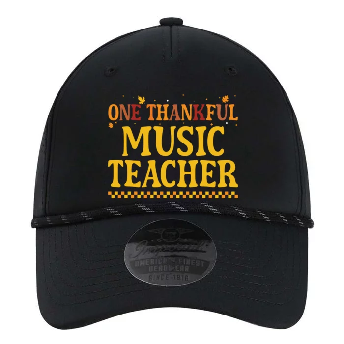 Thanksgiving One Thankful Music Teacher Gift Performance The Dyno Cap