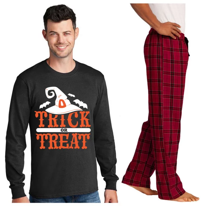 Trick Or Treat Halloween Witch Long Sleeve Pajama Set