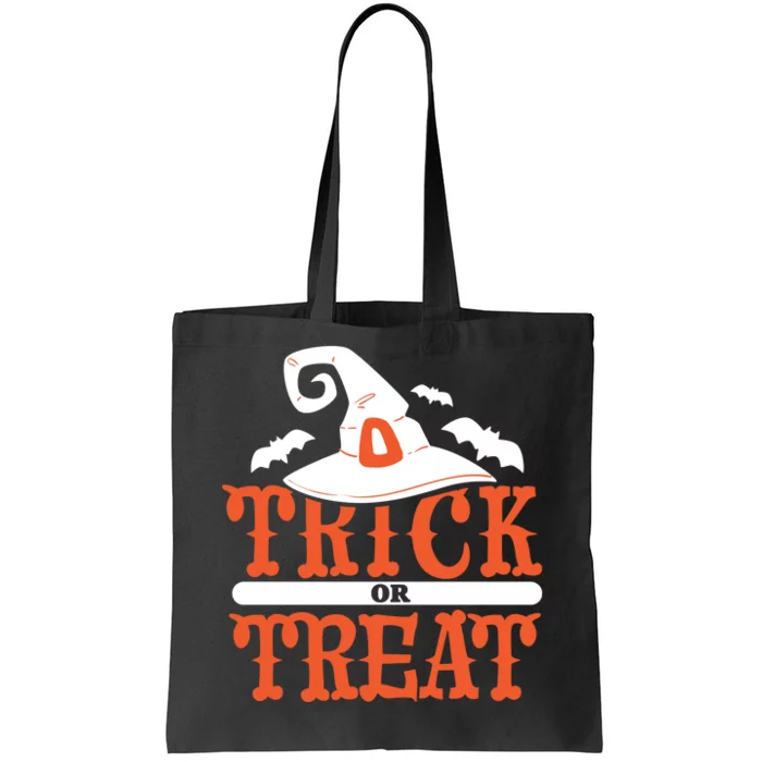 Trick Or Treat Halloween Witch Tote Bag