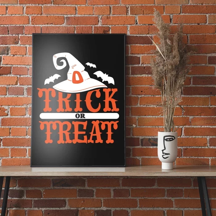 Trick Or Treat Halloween Witch Poster