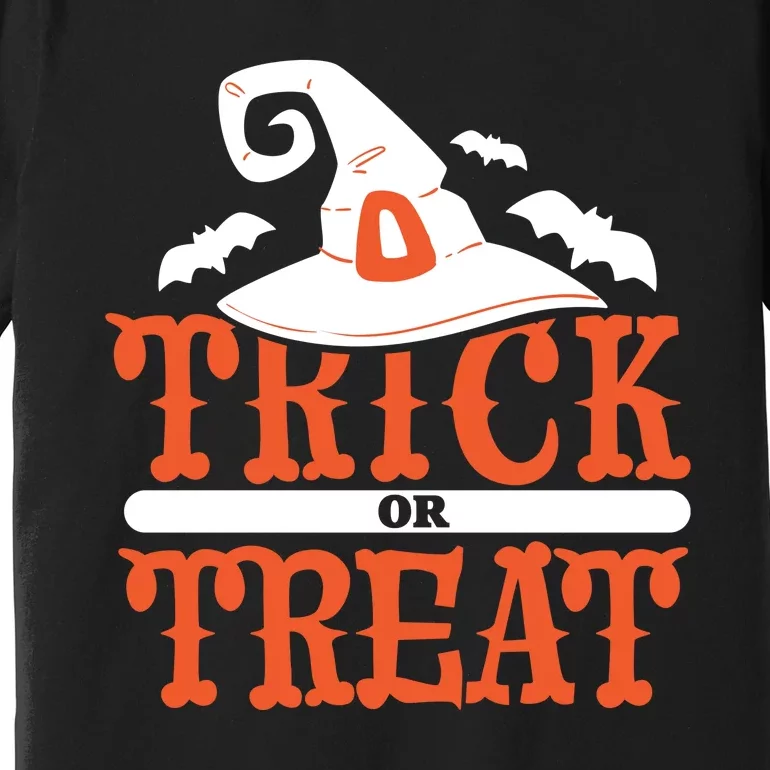 Trick Or Treat Halloween Witch Premium T-Shirt