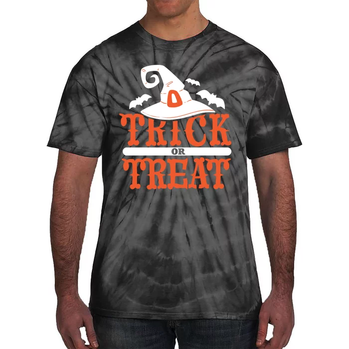 Trick Or Treat Halloween Witch Tie-Dye T-Shirt