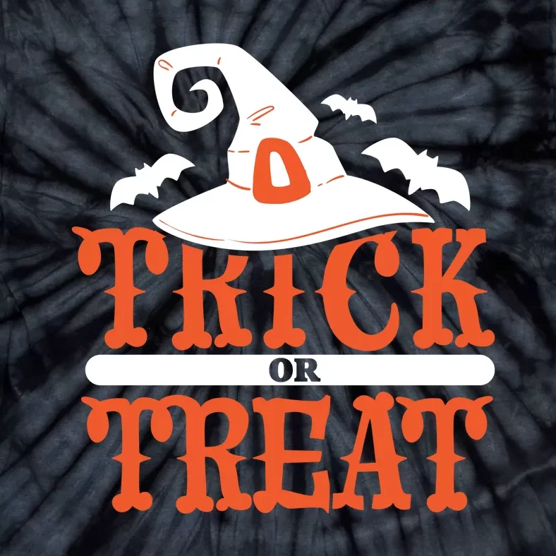 Trick Or Treat Halloween Witch Tie-Dye T-Shirt