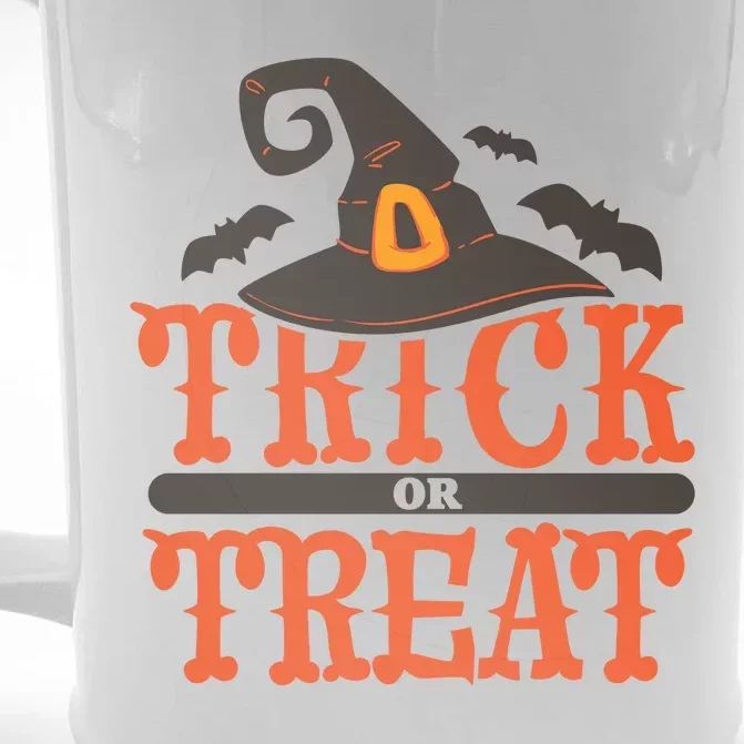 Trick Or Treat Halloween Witch Front & Back Beer Stein