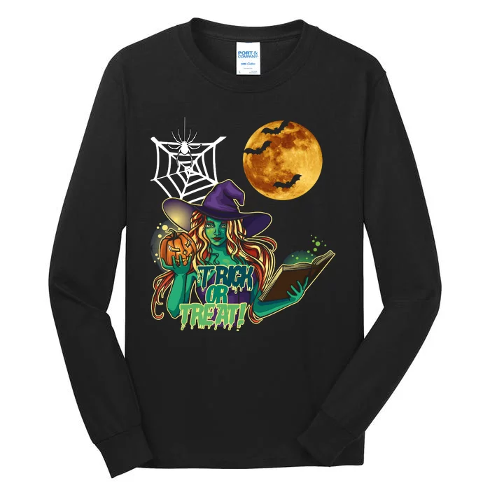 Trick Or Treat Tall Long Sleeve T-Shirt